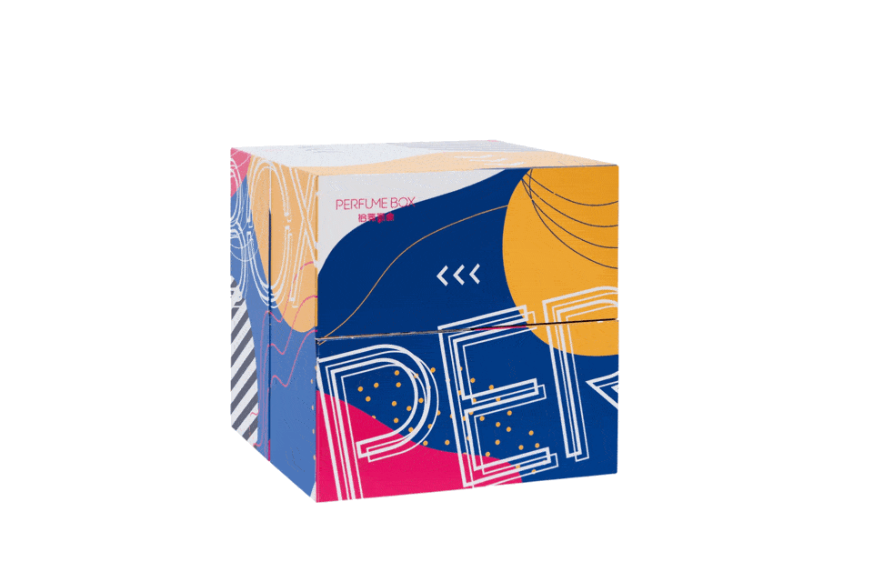 采取了y2k的设计风格 蓝 粉 黄组成的霓虹色彩 配以3d线条勾勒的logo 