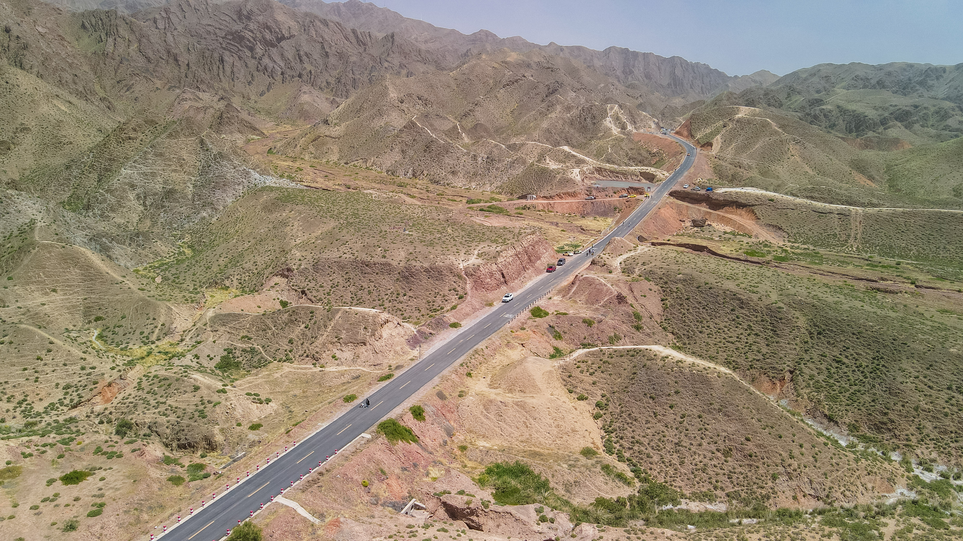 原创此生必驾最美公路宁夏中卫66号公路大西北最独特的风景