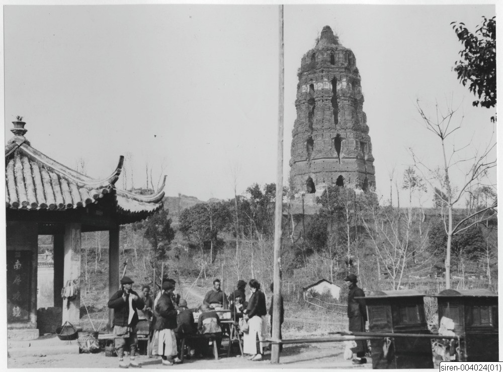 杭州旧影壹从老照片解读民国时期古雷峰塔倒塌的关键原因