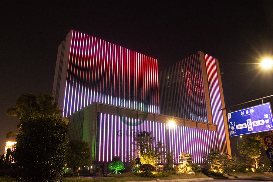 萧山义蓬街道夜景照明案例
