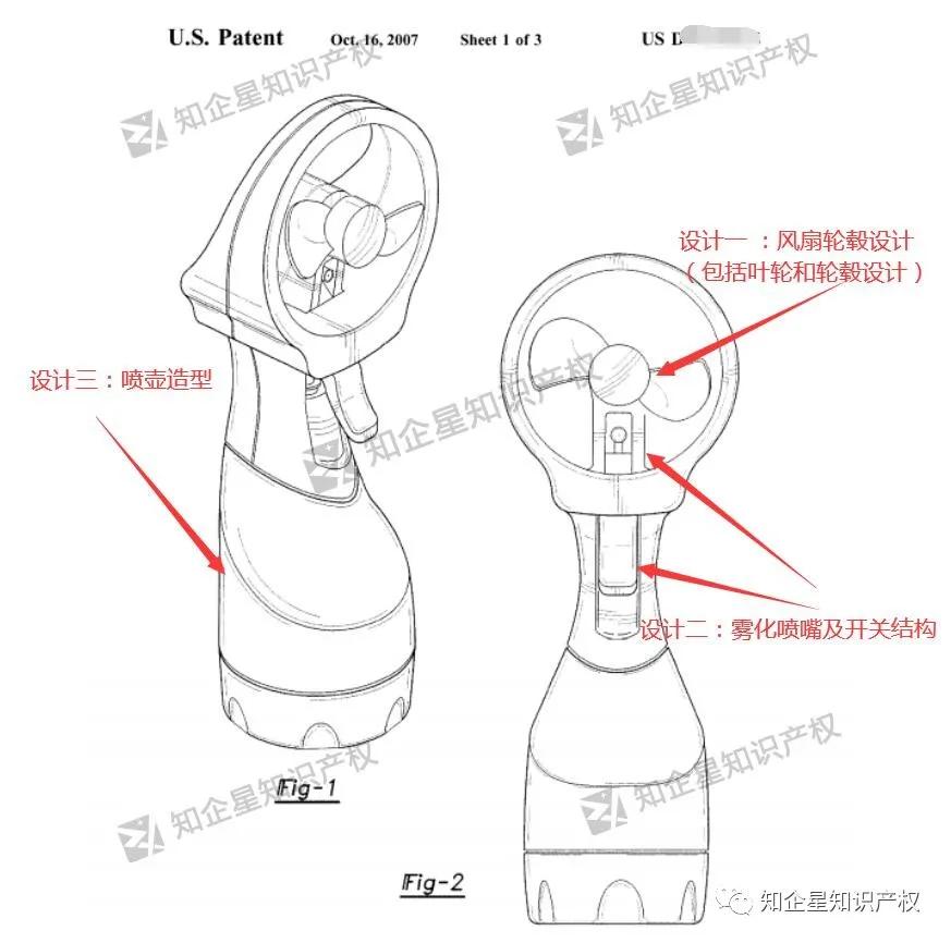 1 best seller-手持加湿风扇-美国专利侵权预警