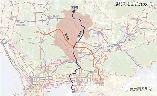 深圳26号线地铁线路图,26号地铁站规划图 建议收藏深圳地铁线路图最详细133号线附高铁与城际线路图