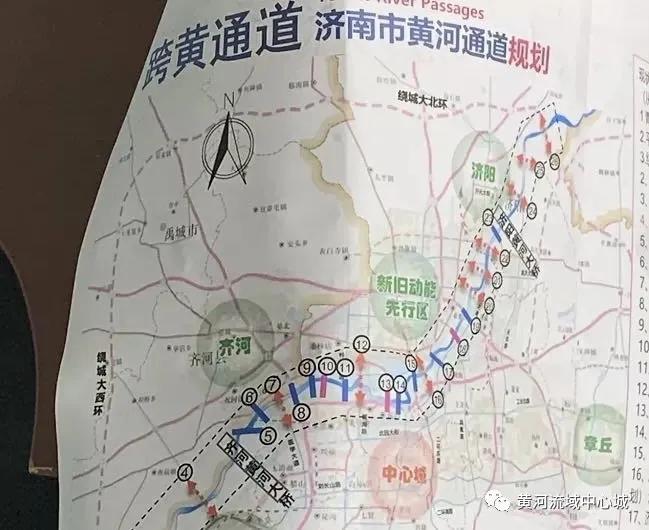 到2025年济南将建成26处跨黄通道,新增隧道,公轨两用桥分别在这里!