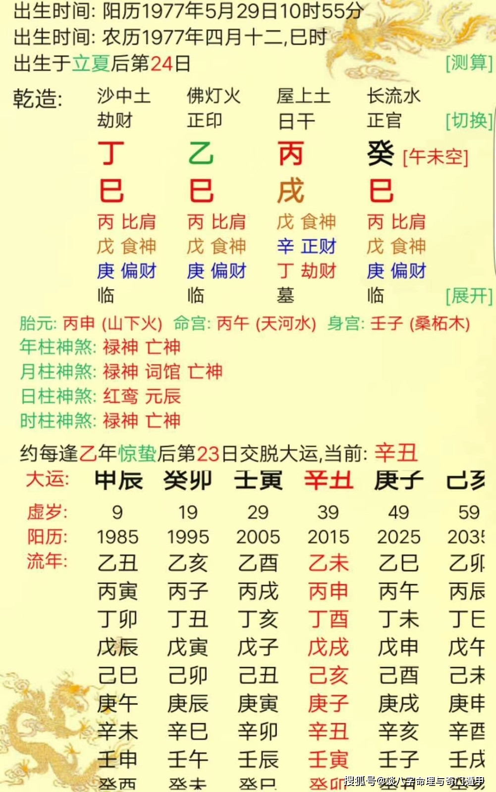 生辰八字纪实五十一