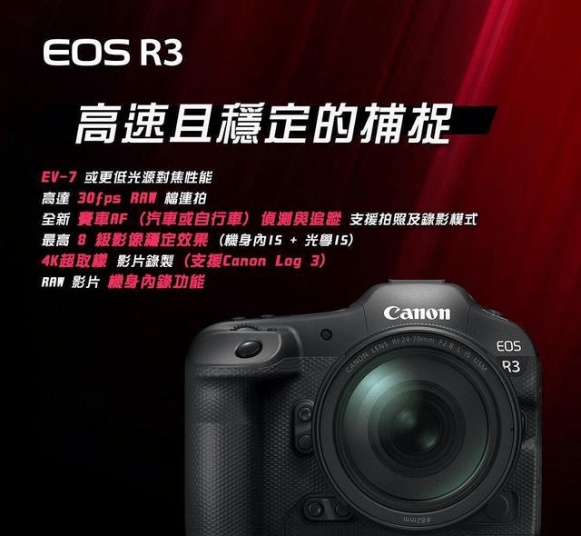 canon否认r3感光组件由sony生产传闻,强调全画幅组件为自行开发