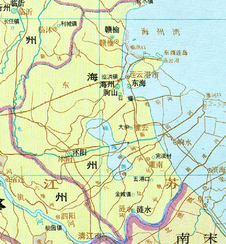 在硕项湖形成之后,桑墟湖成为上承沂,沭,桑墟之水,东连硕项湖的过境湖