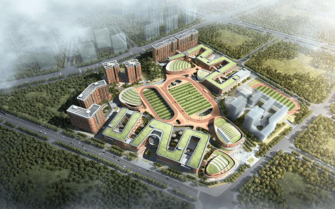 建成时间定了!光明高中园最新设计图出炉,将提供学位7500个!