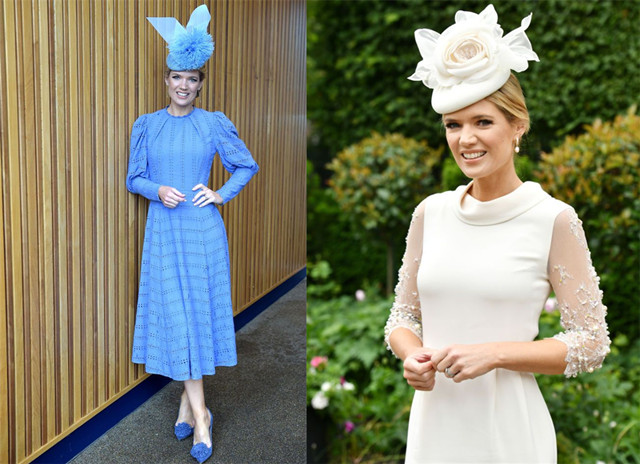 原创英国女人赛马会的帽子时尚,让人大开眼界,96岁的女王也不甘示弱