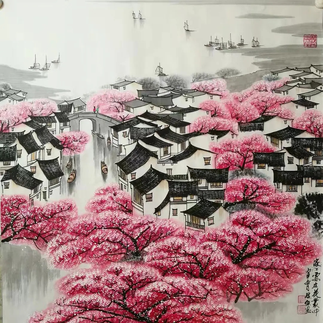 画家陈胜杰:把江南的诗,画成美丽的山水画