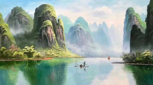 原创广西的桂林山水秀丽的山水和大气为世人传颂千古不可错过