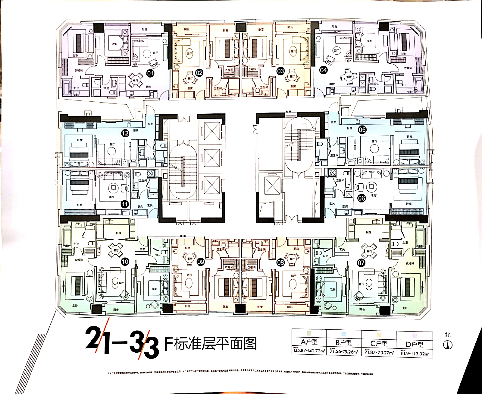 大中华环球经贸广场在售公寓户型分布图注:不限购不限贷,商务公寓40年