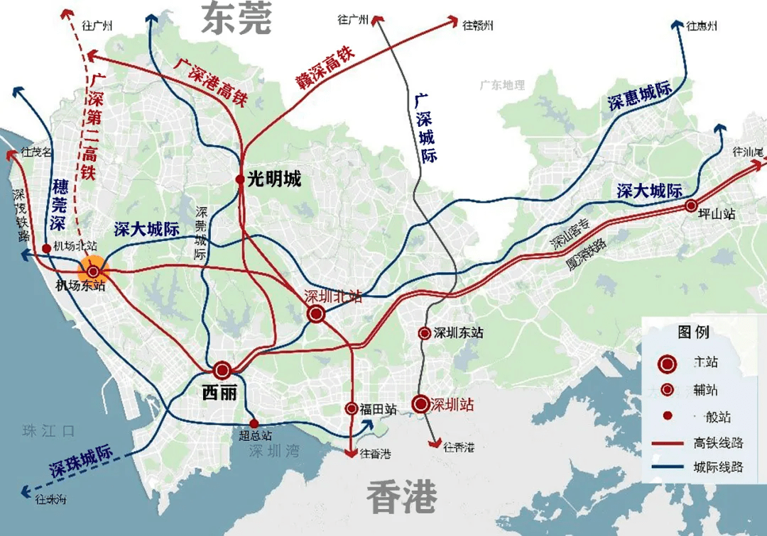 深圳2021重大项目投资2.8万亿,城际铁路6条,地铁