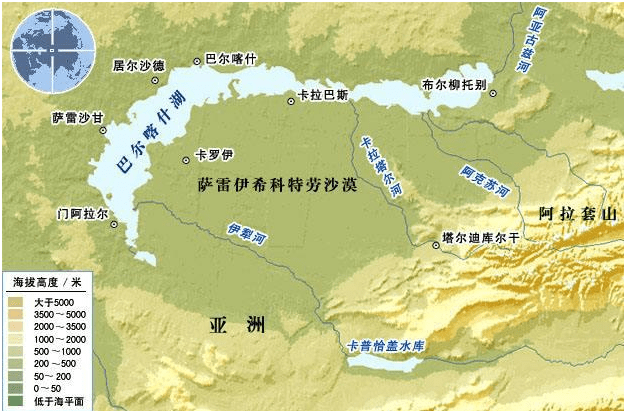 原创新疆水量最大的河流出境流量造就了世界第四长湖