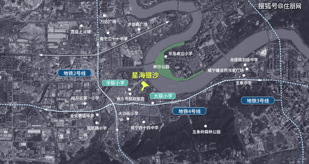原创约10米大阳台直面邕江与柳沙半岛对望五象总部基地上游还藏有一线