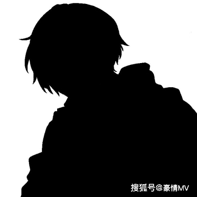 二次元男生黑影头像_2021漫画男头高冷不露脸