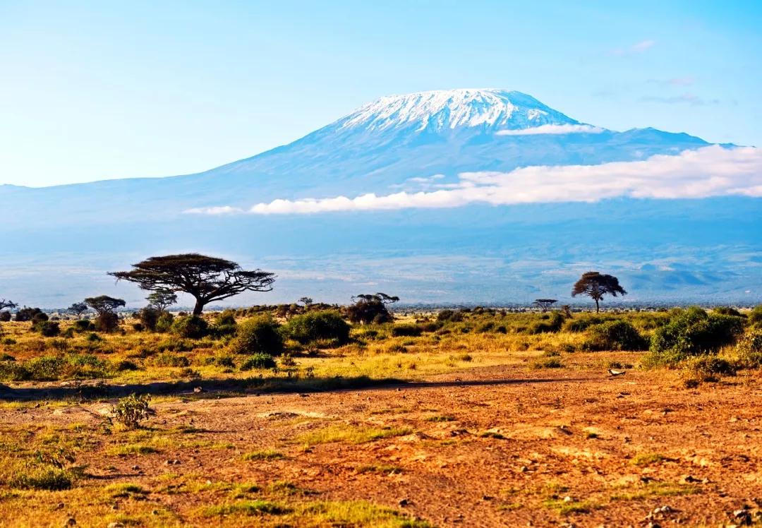 乞力马扎罗山是为非洲大陆最高峰,也是地球上唯一座位于赤道线上的