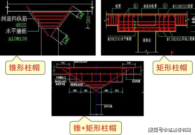 柱帽钢筋计算需要注意什么?