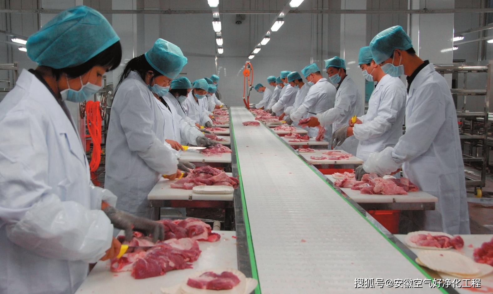 合肥鲜食品加工无尘净化车间装修工程