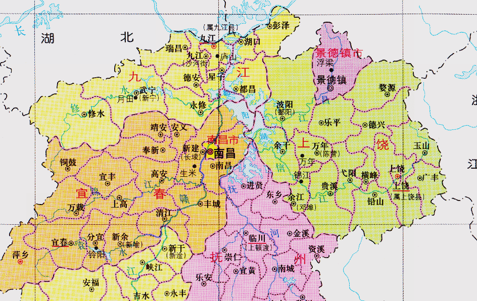 江西省的区划调整11个地级市之一上饶市为何有12个区县