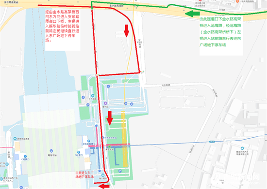 青岛火车北站胶东机场配套停车场启用!送机可在此中转