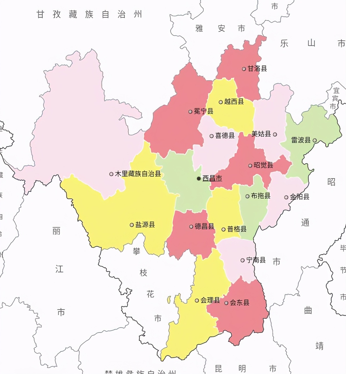 四川省的区划调整3个自治州之一凉山州为何有17个区县