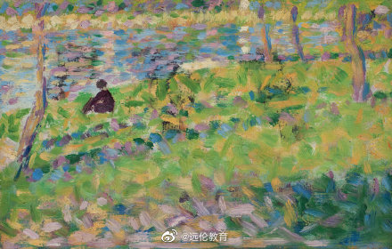 法国点彩派画家georges seurat(乔治·修拉) #点彩画