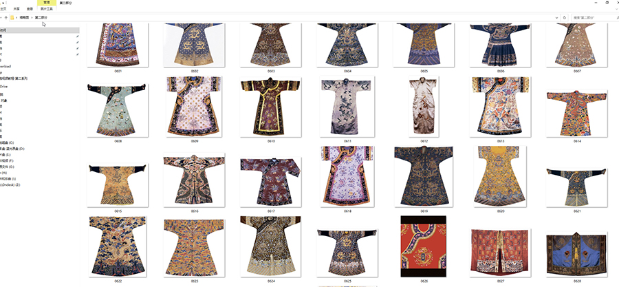 中国古代传统服饰龙凤刺绣绣花纹理图案素材大全