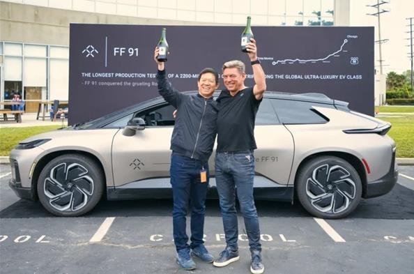 烧钱250亿的贾跃亭,这次有望翻身!ff91完成路测,公司资金充沛