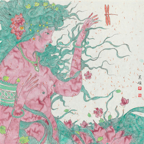 常美娟后现代工笔画—醉花吟系列作品展