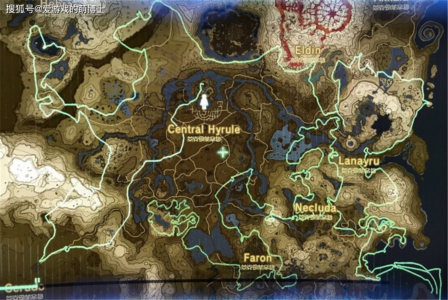 原创又闲又厉害,《塞尔达传说:荒野之息》玩家在游戏地图上"写字"