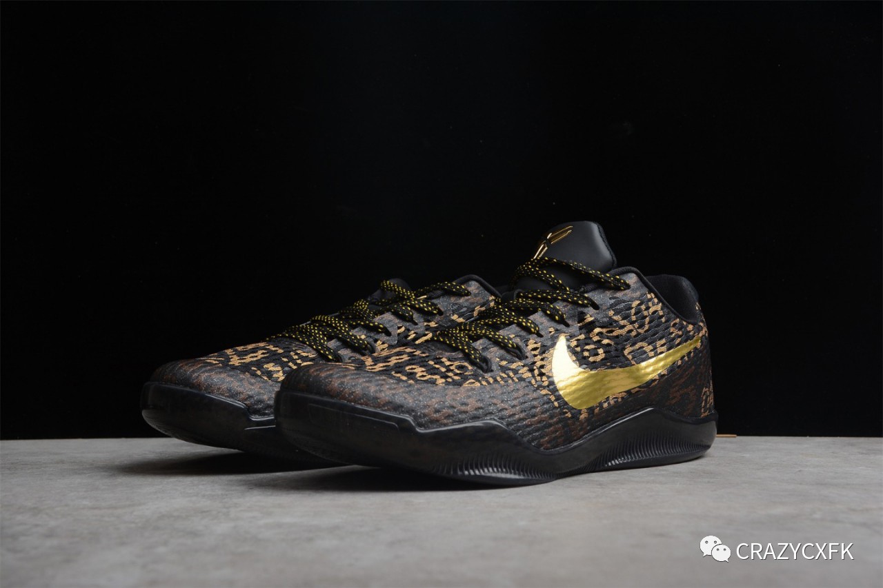 耐克科比11代黑金曼巴日 nike kobe mamba day 低帮篮球鞋