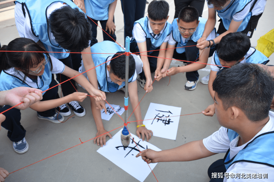 石家庄拓展,企业团建室内户外经典场地拓展培训项目分享介绍:神笔马良