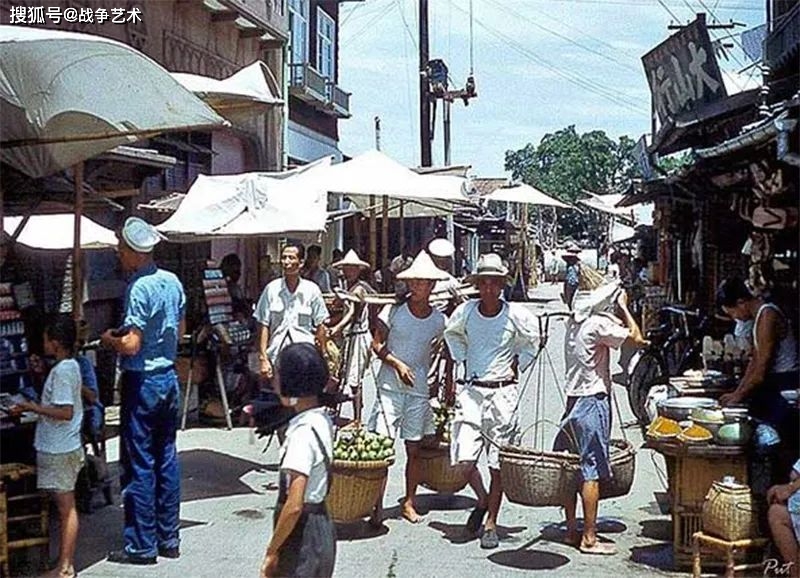 50年代台湾街头