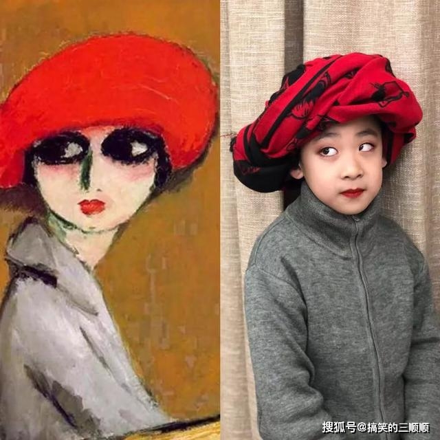 原创小学生模仿世界名画!网友对比丑书大师:不如个孩子