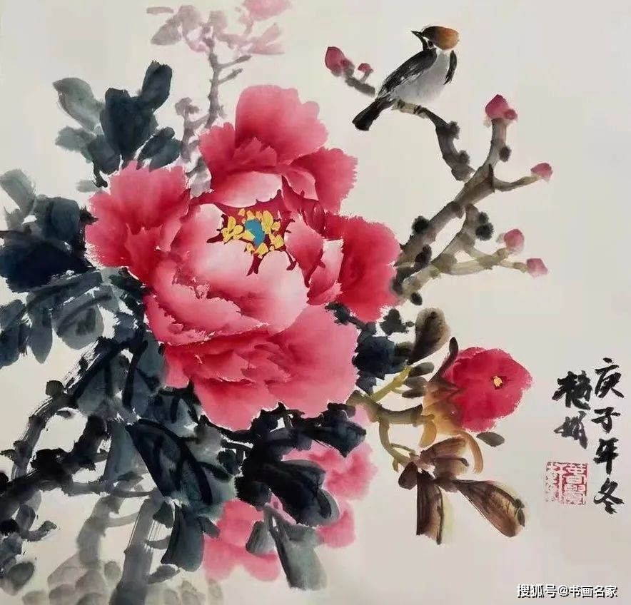 『艺术名家提名展』——梁艳娟绘画作品展_牡丹