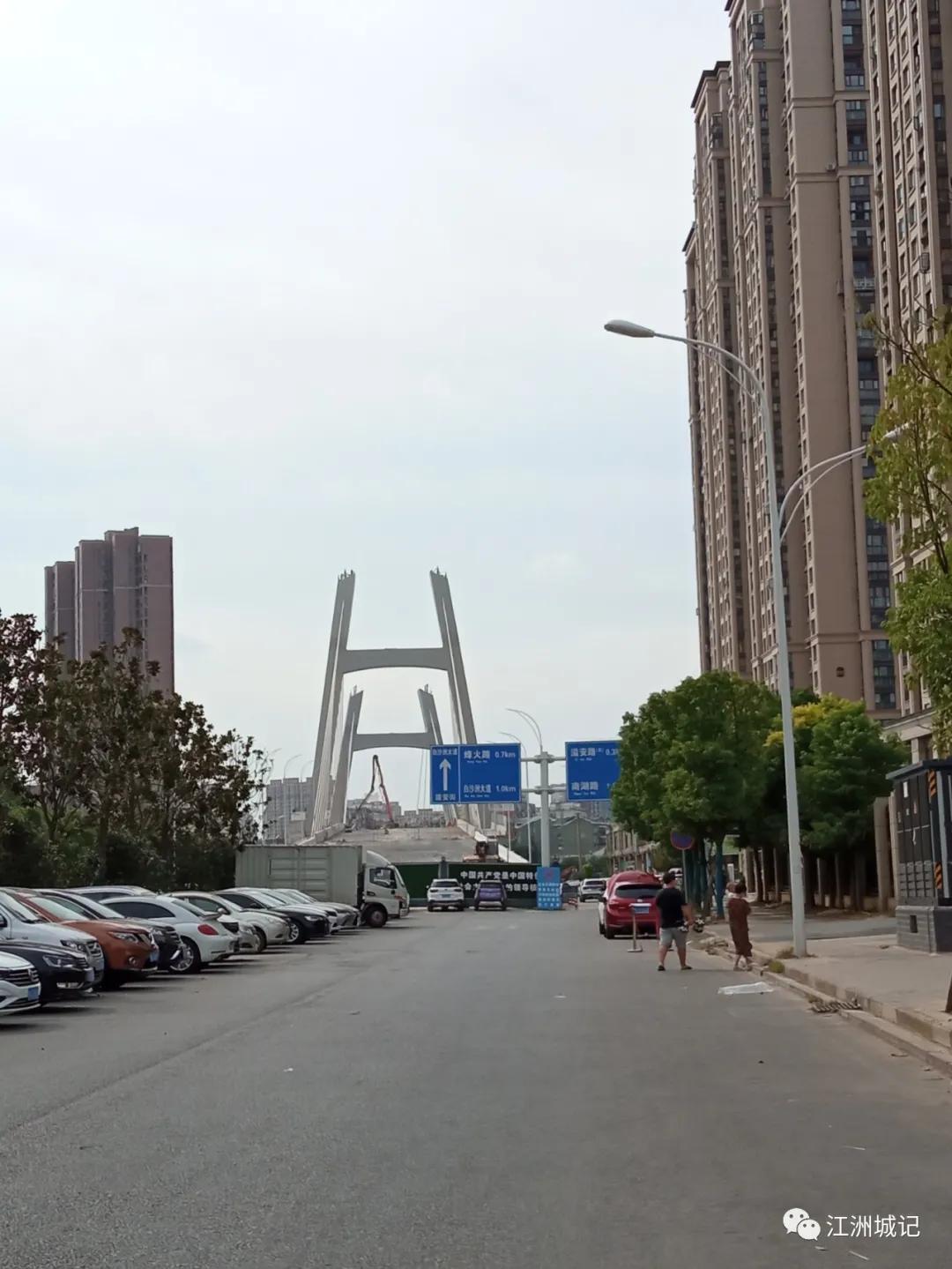 武梁路通道白沙洲,南湖出入口沿线实拍,白沙洲片区道路逐渐成网!