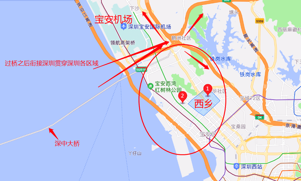 深中通道深圳出入口位置在哪里解答