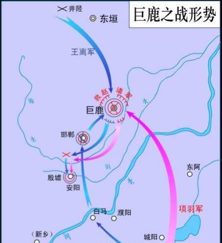 巨鹿之战,章邯围点打援欲消灭反秦义军,却成为项羽的封神之战_赵国