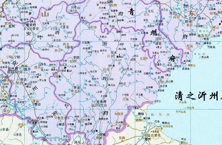 明朝时期,兖州府辖四州二十三县,现分属哪些地市?