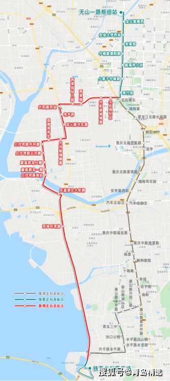 青岛这5条公交线路临时调流,还有1条优化调整_升平路