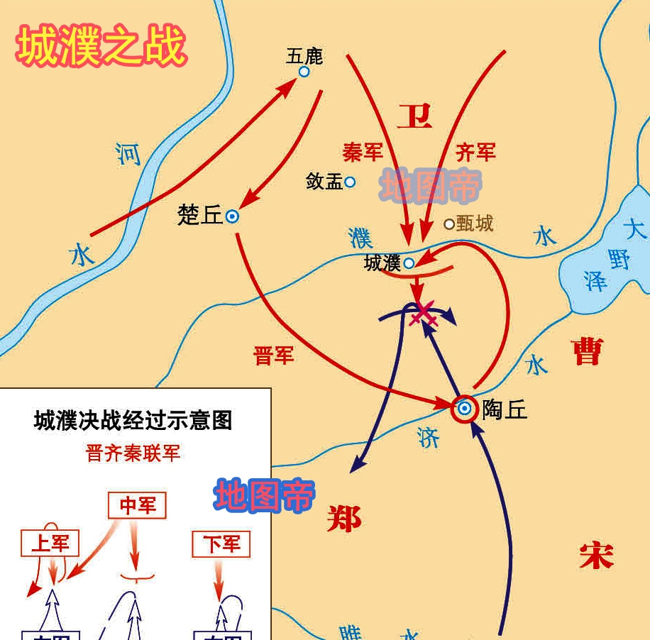 春秋五霸,战国七雄,长平之战,春秋战国简史(14幅地图)