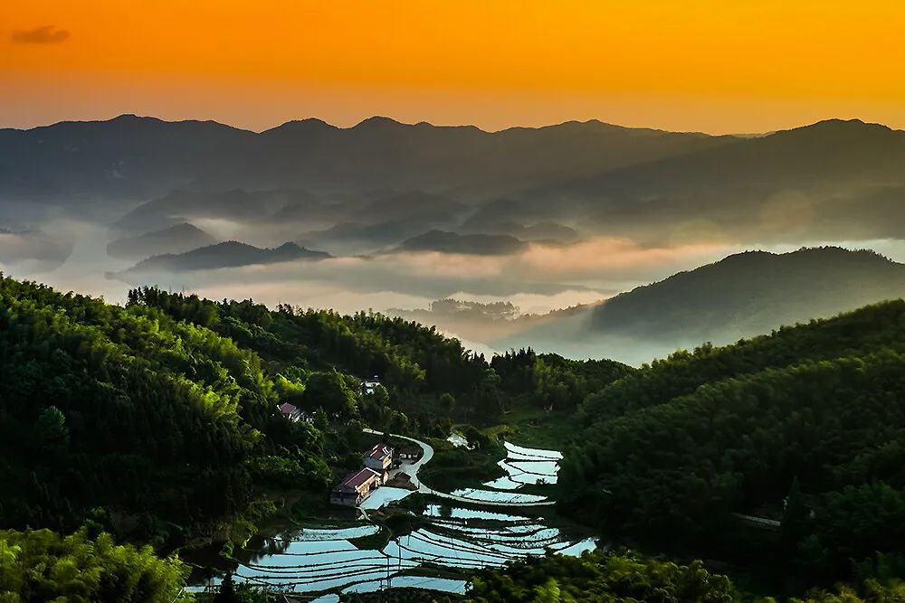 桃源画卷安徽霍山汪家冲