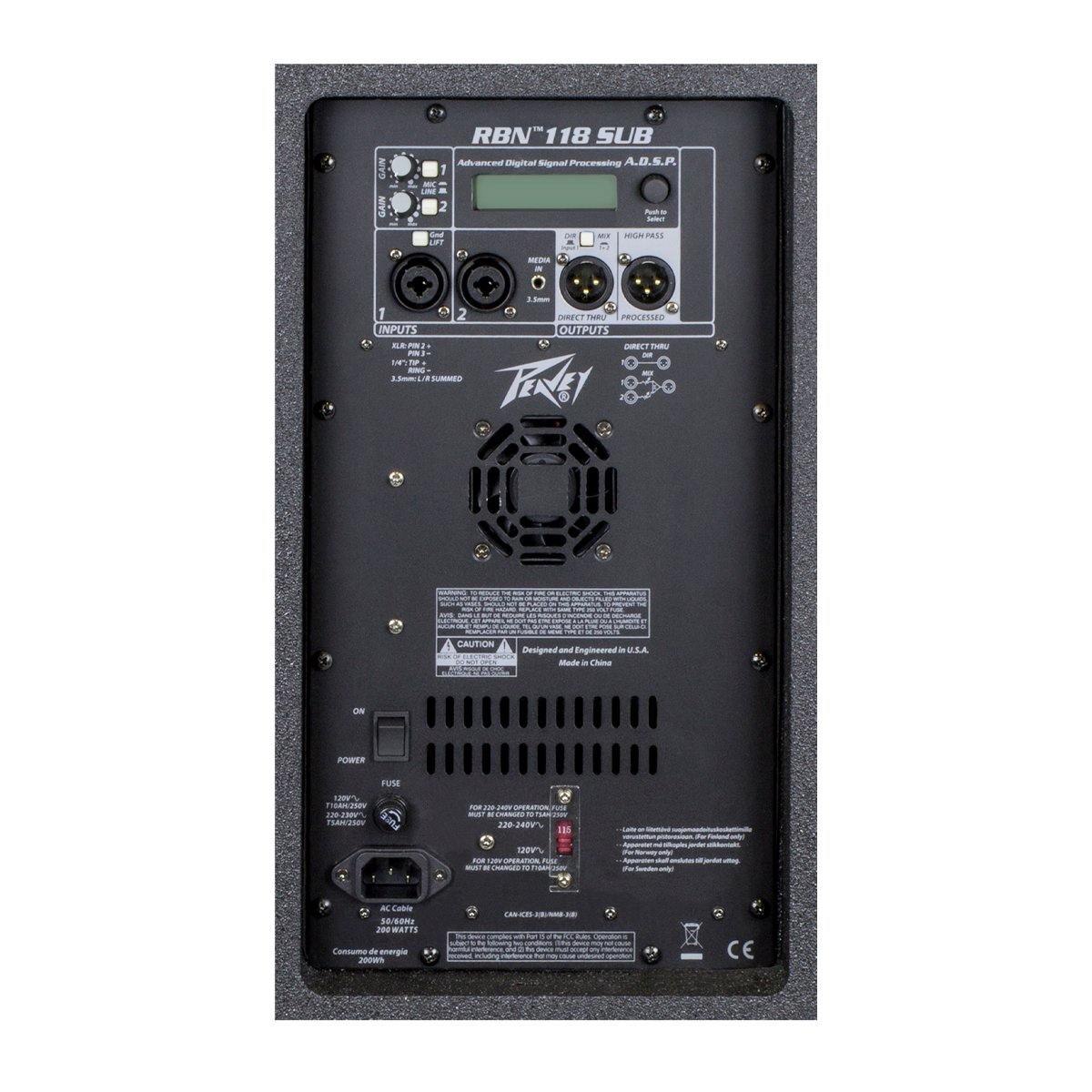 peavey rbn 118 单18"低音音箱
