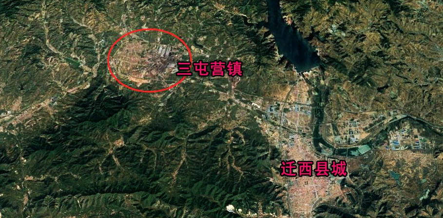 原创河北唐山迁西县除县城外最大的镇,钢铁公司占了城镇一半面积