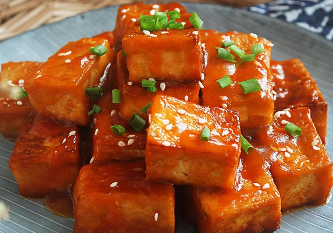 原创简单版的糖醋脆皮豆腐,酸中带甜,恋爱的味道