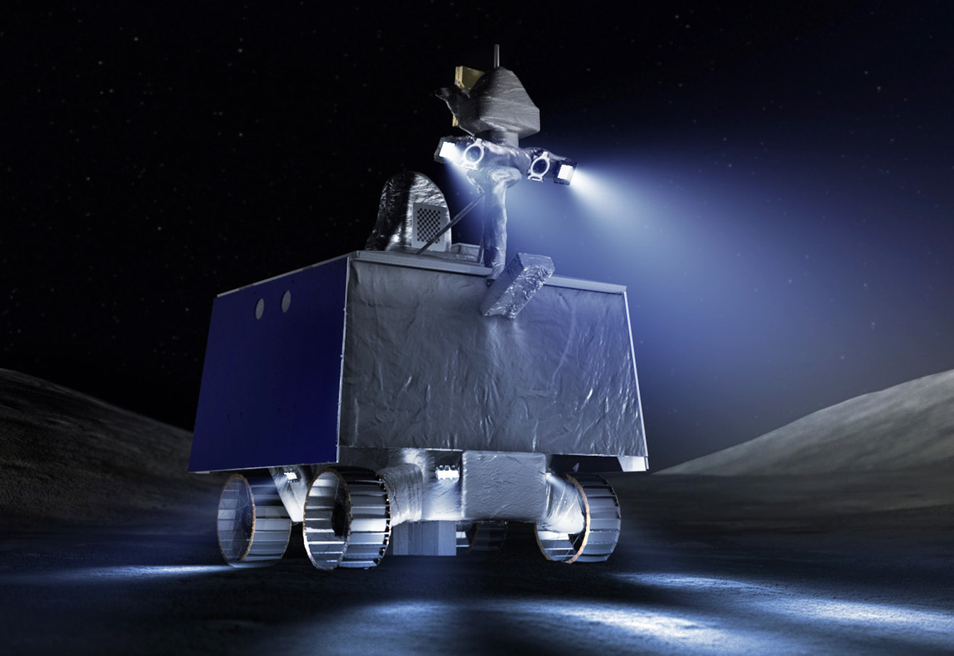 原创nasa版嫦娥探月毒蛇号月球找水车规模是玉兔二号的3倍