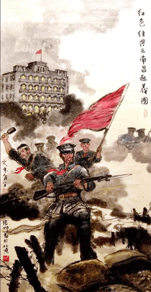 "红色经典"绘画作品 记录党的奋斗历史(三)