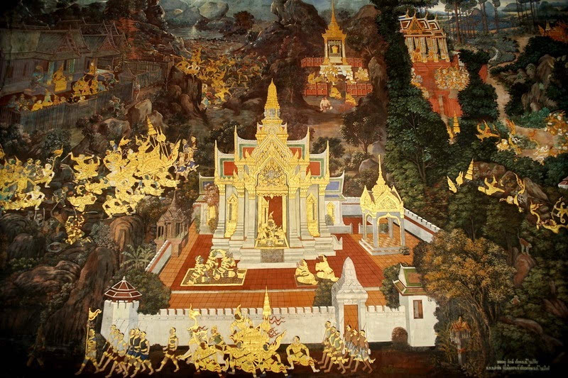 曼谷王朝皇宫泰国和中国有着千丝万缕的联系,吞武里王朝的创始人郑信