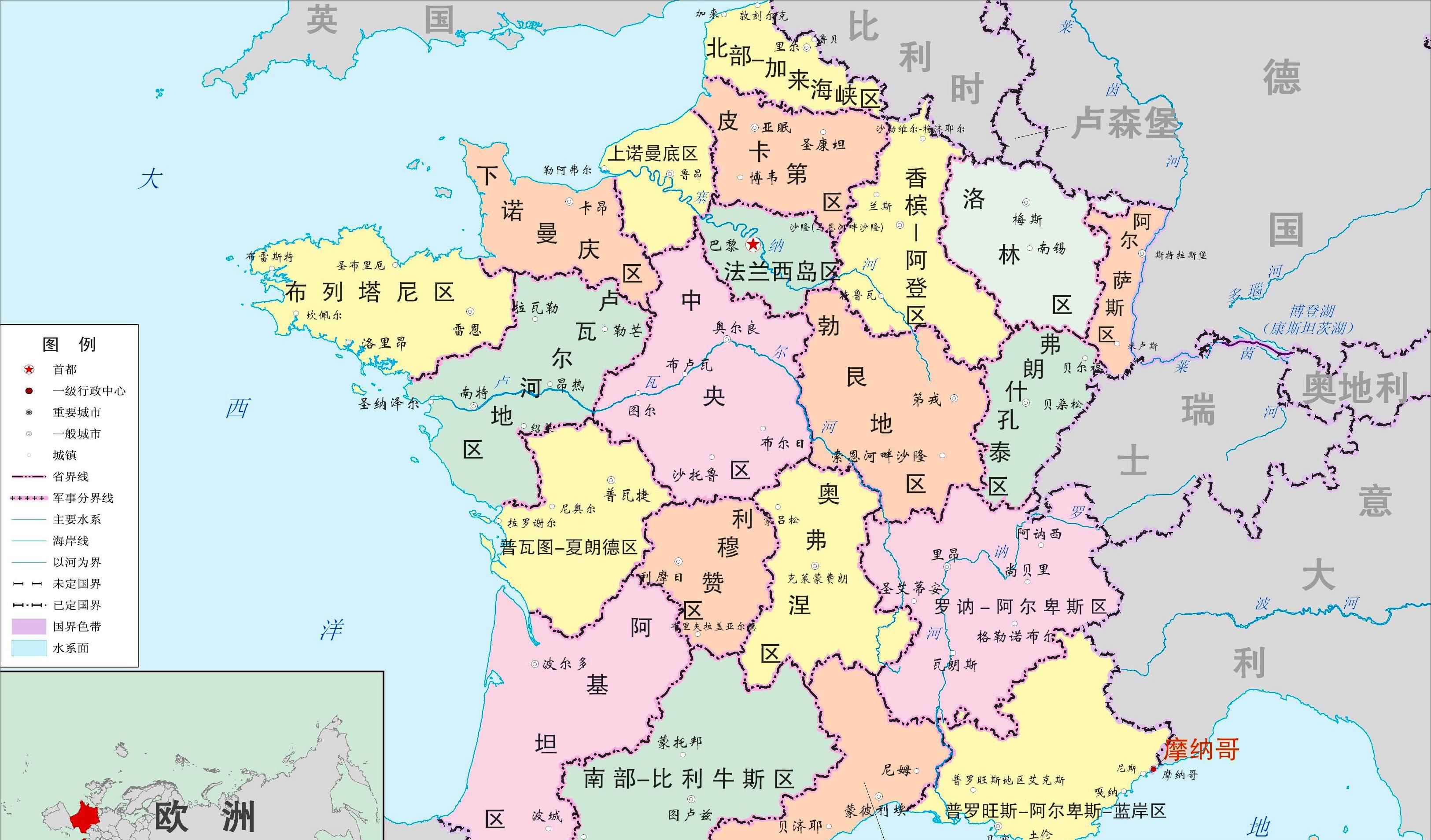 原创鲜为人知的法国行政区划拿破仑的故乡科西嘉与法国本土并不相同