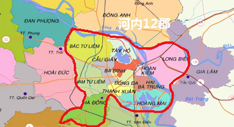 解析越南河内与中国成都的城区:不能按行政区划,城区规模接近_城市_市